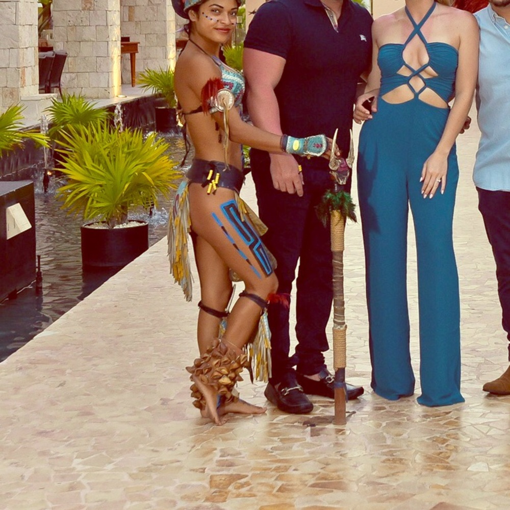 Teal Jumpsuit
